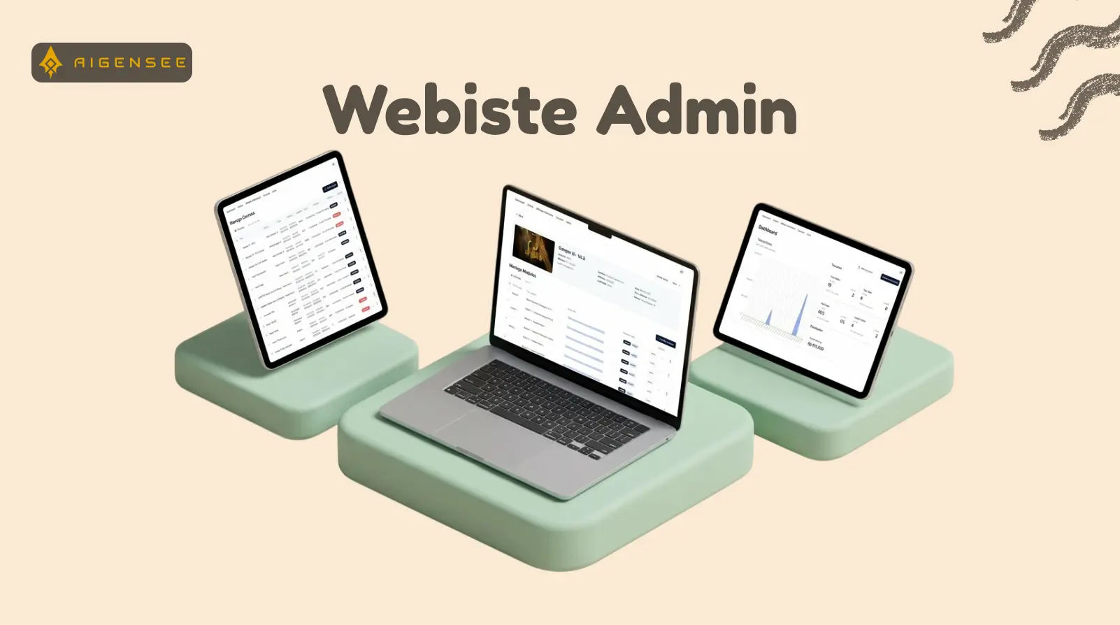Aigensee Admin Dashboard screenshot 1